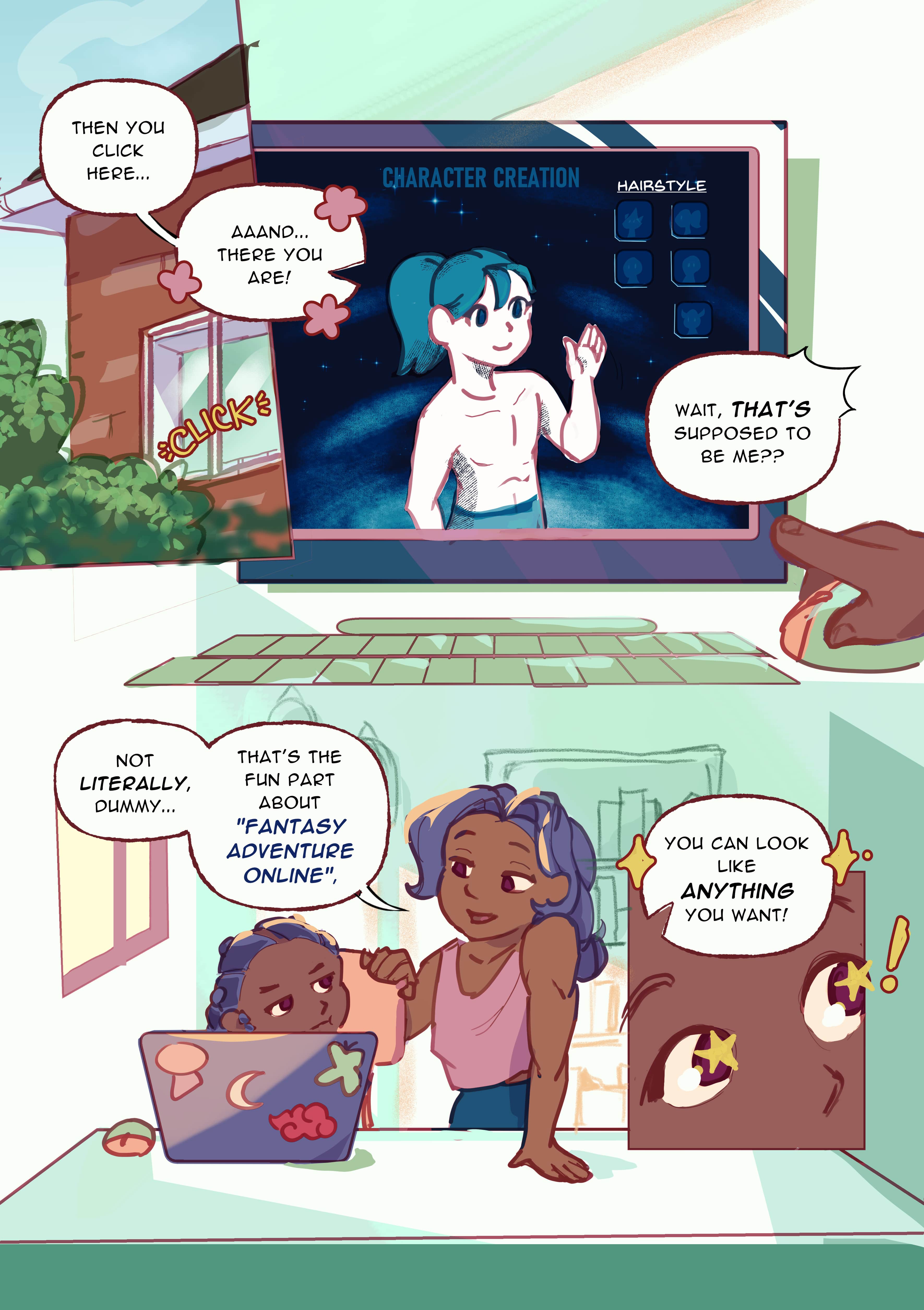 Comic page 1
